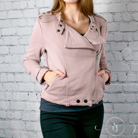 Last One❗Mauve Moto Jacket - Picture 4 of 9